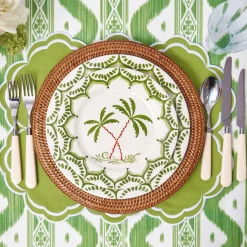 Summer Crockery | Starter Plates<Mrs. Alice Jardin de Palmier Starter Plates (Set of 4)