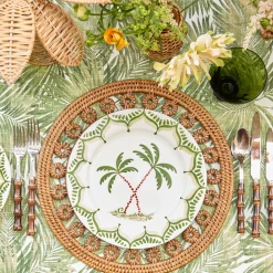 Summer Crockery | Starter Plates<Mrs. Alice Jardin de Palmier Starter Plates (Set of 4)