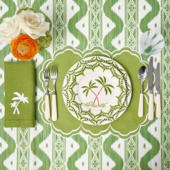 Summer Crockery | Starter Plates<Mrs. Alice Jardin de Palmier Starter Plates (Set of 4)