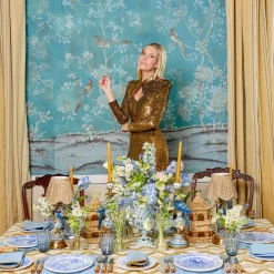 Summer Crockery | Starter Plates<Mrs. Alice Julia Blue Marbled Starter Plate