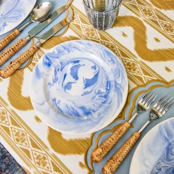 Summer Crockery | Starter Plates<Mrs. Alice Julia Blue Marbled Starter Plate