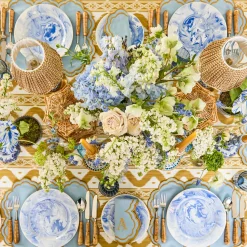 Summer Crockery | Starter Plates<Mrs. Alice Julia Blue Marbled Starter Plate
