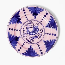 Dinner Plates<Mrs. Alice Kamari Pink & Blue Dinner Plate