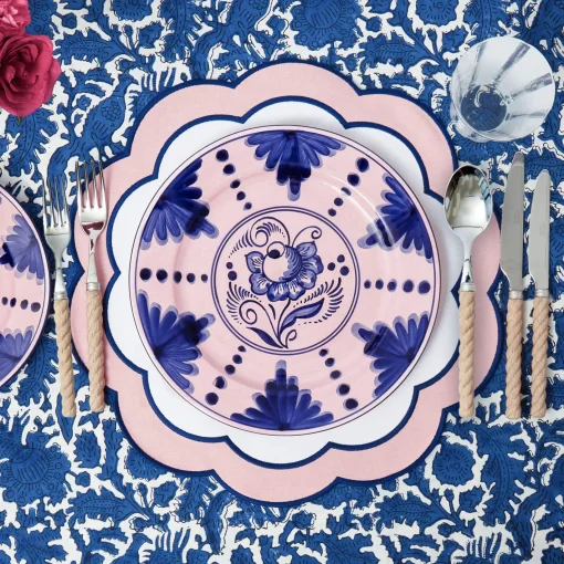 Dinner Plates<Mrs. Alice Kamari Pink & Blue Dinner Plate