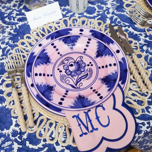 Starter Plates<Mrs. Alice Kamari Pink & Blue Starter Plate
