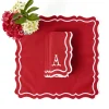 Napkins | Mrs. Alice Monogram<Mrs. Alice Katherine Berry Red Napkins (Set of 4)