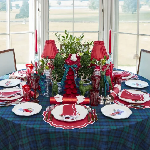 Napkins | Mrs. Alice Monogram<Mrs. Alice Katherine Berry Red Napkins (Set of 4)