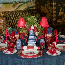 Placemats<Mrs. Alice Katherine Berry Red Placemats (Set of 4)