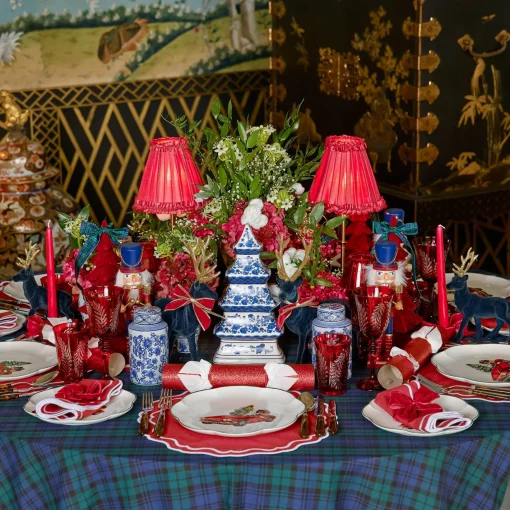 Placemats<Mrs. Alice Katherine Berry Red Placemats (Set of 4)