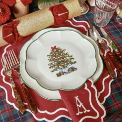 Placemats<Mrs. Alice Katherine Berry Red Placemats (Set of 4)