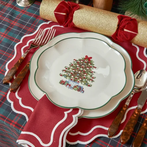 Placemats<Mrs. Alice Katherine Berry Red Placemats (Set of 4)