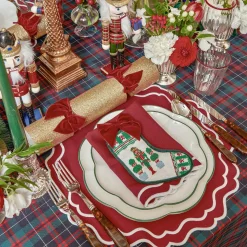 Placemats<Mrs. Alice Katherine Berry Red Placemats (Set of 4)