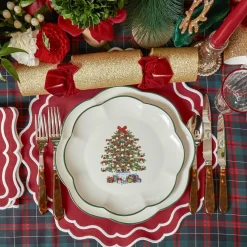 Placemats<Mrs. Alice Katherine Berry Red Placemats (Set of 4)