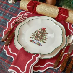 Table Linen Sets | Mrs. Alice Monogram<Mrs. Alice Katherine Berry Red Placemats & Napkins (Set of 4)