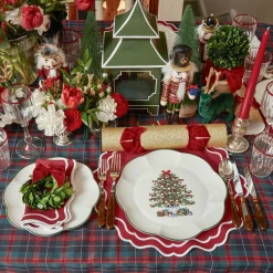 Table Linen Sets | Mrs. Alice Monogram<Mrs. Alice Katherine Berry Red Placemats & Napkins (Set of 4)