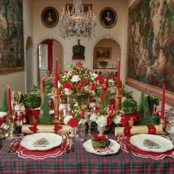 Table Linen Sets | Mrs. Alice Monogram<Mrs. Alice Katherine Berry Red Placemats & Napkins (Set of 4)