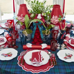 Placemats<Mrs. Alice Katherine Berry Red Placemats (Set of 4)