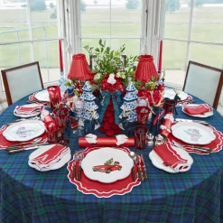 Table Linen Sets | Mrs. Alice Monogram<Mrs. Alice Katherine Berry Red Placemats & Napkins (Set of 4)