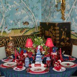 Table Linen Sets | Mrs. Alice Monogram<Mrs. Alice Katherine Berry Red Placemats & Napkins (Set of 4)