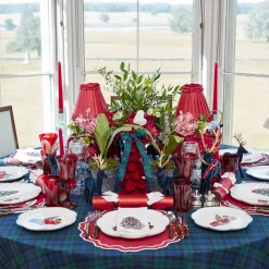 Placemats<Mrs. Alice Katherine Berry Red Placemats (Set of 4)