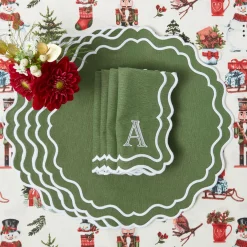 Placemats<Mrs. Alice Katherine Green Placemats (Set of 4)