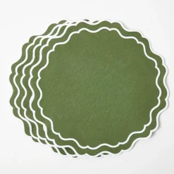 Placemats<Mrs. Alice Katherine Green Placemats (Set of 4)