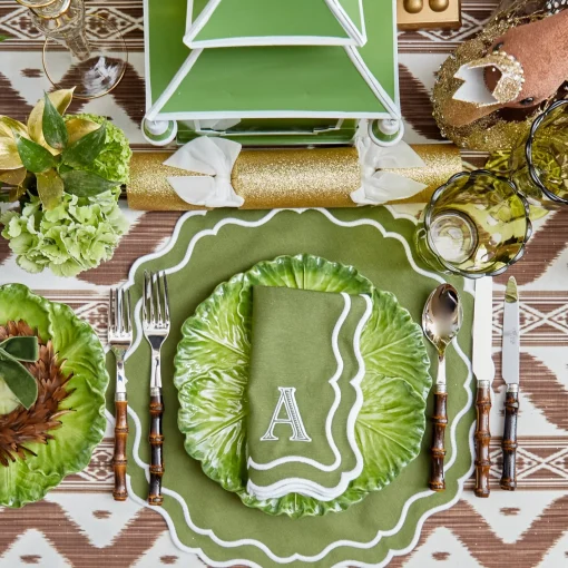 Placemats<Mrs. Alice Katherine Green Placemats (Set of 4)