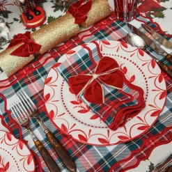 Placemats<Mrs. Alice Katherine Tartan Placemats (Set of 4)