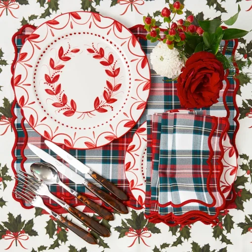 Placemats<Mrs. Alice Katherine Tartan Placemats (Set of 4)