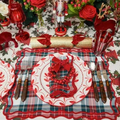 Placemats<Mrs. Alice Katherine Tartan Placemats (Set of 4)