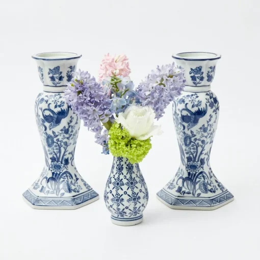 Candle Holders<Mrs. Alice Large Chinoiserie Candle Holder