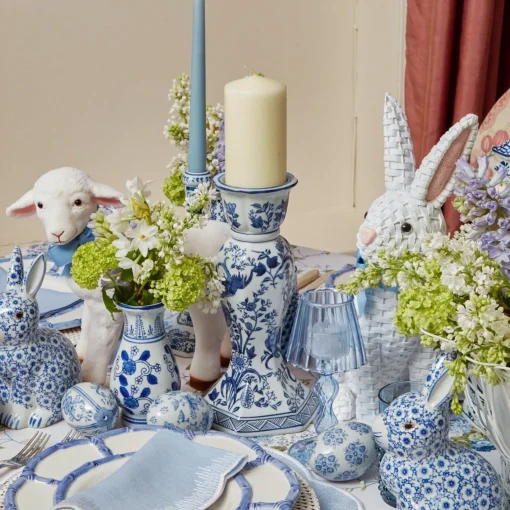 Candle Holders<Mrs. Alice Large Chinoiserie Candle Holder