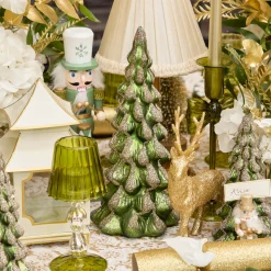 Christmas Decorations<Mrs. Alice Large Emerald Glass Christmas Tree (Pair)