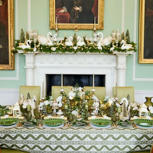 Christmas Decorations<Mrs. Alice Large Emerald Glass Christmas Tree (Pair)