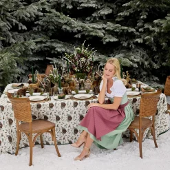 Christmas Decorations<Mrs. Alice Large Frosted Fir Tree (Pair)