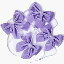 Napkin Rings & Bows<Mrs. Alice Lilac Velvet Napkin Bows (Set of 4)