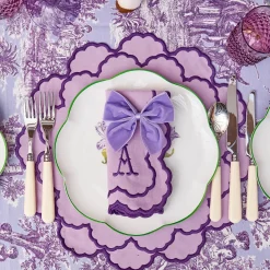 Napkin Rings & Bows<Mrs. Alice Lilac Velvet Napkin Bows (Set of 4)