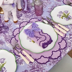 Napkin Rings & Bows<Mrs. Alice Lilac Velvet Napkin Bows (Set of 4)