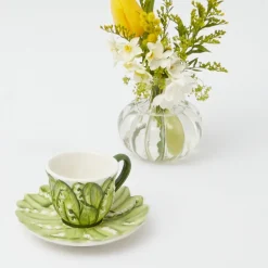 Teaware | For Her<Mrs. Alice Lily of the Valley Espresso Cup & Saucer