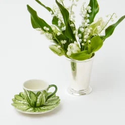 Teaware | For Her<Mrs. Alice Lily of the Valley Espresso Cup & Saucer