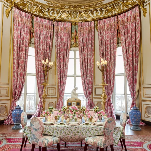 Napkins | Mrs. Alice Monogram<Mrs. Alice Lily Pink & Green Napkins (Set of 4)