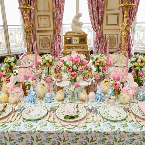Napkins | Mrs. Alice Monogram<Mrs. Alice Lily Pink & Green Napkins (Set of 4)