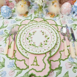Placemats | For Her<Mrs. Alice Lily Pink & Green Placemats (Set of 4)