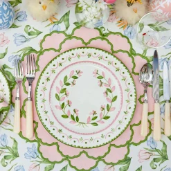 Table Linen Sets | Mrs. Alice Monogram<Mrs. Alice Lily Pink & Green Placemats & Napkins (Set of 4)