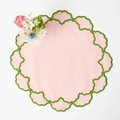 Placemats | For Her<Mrs. Alice Lily Pink & Green Placemats (Set of 4)