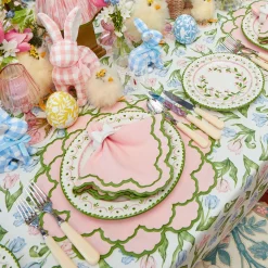 Placemats | For Her<Mrs. Alice Lily Pink & Green Placemats (Set of 4)