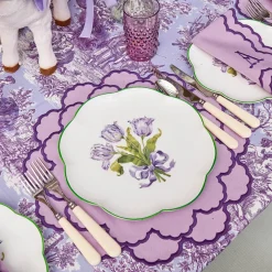 Table Linen Sets | Mrs. Alice Monogram<Mrs. Alice Lily Purple Placemats & Napkins (Set of 4)