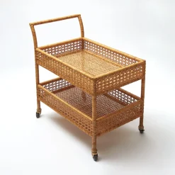 Furniture | Furniture<Mrs. Alice Lorenzo Rattan Bar Cart