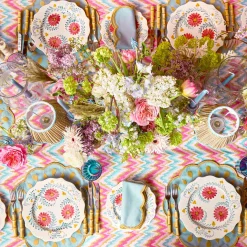 Summer Table Linen | Tablecloths<Mrs. Alice Magdalena Raspberry Tablecloth