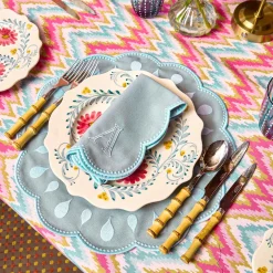 Summer Table Linen | Tablecloths<Mrs. Alice Magdalena Raspberry Tablecloth
